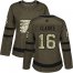 Adidas Philadelphia Flyers #16 Bobby Clarke Green Salute to Service Womens Stitched NHL Jersey