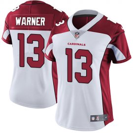 Nike Arizona Cardinals #13 Kurt Warner White Womens Stitched NFL Vapor Untouchable Limited Jersey