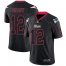 Nike New England Patriots #12 Tom Brady Lights Out Black Mens Stitched NFL Limited Rush Jersey