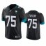 Nike Jacksonville Jaguars #75 Jawaan Taylor Black 25th Anniversary Vapor Limited Stitched NFL 100th Season Jersey