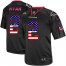Nike Atlanta Falcons #2 Matt Ryan Black Mens Stitched NFL Elite USA Flag Fashion Jersey