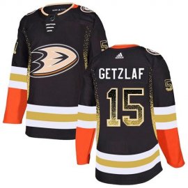Adidas Anaheim Ducks #15 Ryan Getzlaf Black Home Authentic Drift Fashion Stitched NHL Jersey