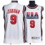 Chicago Bulls 9 Jordan White USA Jersey Cheap