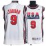 Chicago Bulls 9 Jordan White USA Jersey Cheap