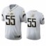 Los Angeles Chargers #55 Junior Seau Mens Nike White Golden Edition Vapor Limited NFL 100 Jersey