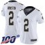 Nike New Orleans Saints #2 Jameis Winston White Womens Stitched NFL 100th Season Vapor Untouchable Limited Jersey