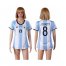 Womens Argentina #8 J.Zanetti Home Soccer Country Jersey