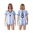 Womens Argentina #8 J.Zanetti Home Soccer Country Jersey