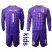 Argentina #1 Caballero Purple Long Sleeves Goalkeeper Kid Soccer Country Jersey