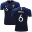 France #6 Pogba Home Kid Soccer Country Jersey