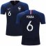 France #6 Pogba Home Kid Soccer Country Jersey