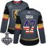 Adidas Vegas Golden Knights #47 Luca Sbisa Grey Home Authentic USA Flag 2018 Stanley Cup Final Womens Stitched NHL Jersey