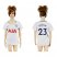 Womens Tottenham Hotspur #23 Eriksen Home Soccer Club Jersey
