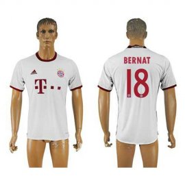 Bayern Munchen #18 Bernat White Soccer Club Jersey