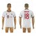 Bayern Munchen #18 Bernat White Soccer Club Jersey