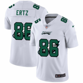 Philadelphia Eagles #86 Zach Ertz White Mens Nike Team Logo Dual Overlap Limited NFL Jersey