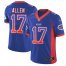 Nike Buffalo Bills #17 Josh Allen Royal Blue Team Color Mens Stitched NFL Limited Rush Drift Fashion Jersey