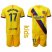 Barcelona #17 Griezmann Away Kid Soccer Club Jersey