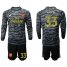 Arsenal #33 Cech Black Long Sleeves Goalkeeper Soccer Country Jersey