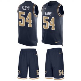 Nike Los Angeles Rams #54 Leonard Floyd Navy Blue Team Color Mens Stitched NFL Limited Tank Top Suit Jersey