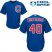 Chicago Cubs #40 Willson Contreras Blue Cool Base Stitched Youth MLB Jersey