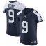 Nike Dallas Cowboys #9 Tony Romo Navy Blue Thanksgiving Mens Stitched NFL Vapor Untouchable Throwback Elite Jersey