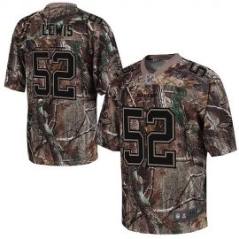 Nike Baltimore Ravens #52 Ray Lewis Camo Mens Stitched NFL Realtree Elite Jersey