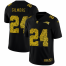 New England New England Patriots #24 Stephon Gilmore Mens Nike Leopard Print Fashion Vapor Limited NFL Jersey Black