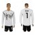 Germany #1 Neuer White Home Long Sleeves Soccer Country Jersey