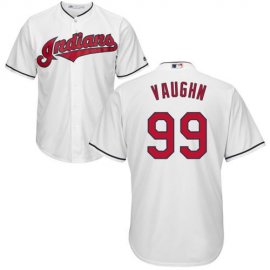 Cleveland Indians #99 Ricky Vaughn White Home Stitched Youth MLB Jersey