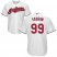Cleveland Indians #99 Ricky Vaughn White Home Stitched Youth MLB Jersey