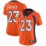 Nike Denver Broncos #23 Devontae Booker Orange Team Color Womens Stitched NFL Vapor Untouchable Limited Jersey