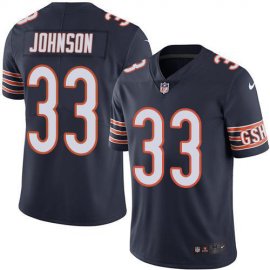 Nike Chicago Bears #33 Jaylon Johnson Navy Blue Team Color Mens Stitched NFL Vapor Untouchable Limited Jersey