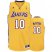 Los Angeles Lakers 10 Steve Nash Yellow Revolution 30 Swingman NBA Jerseys Cheap