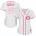 Houston Astros #20 Preston Tucker White/Pink Fashion Womens Stitched MLB Jersey