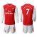 Arsenal #7 Mkhitaryan Red Home Long Sleeves Soccer Club Jersey