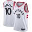 Nike Toronto Raptors #10 DeMar DeRozan White Association Edition NBA Swingman Jersey