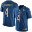Nike Dallas Cowboys #4 Dak Prescott Navy Mens Stitched NFL Limited Gold NFC 2017 Pro Bowl Jersey