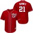 Washington Nationals #21 Tanner Rainey Red New Cool Base Stitched Youth MLB Jersey