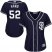 San Diego Padres #52 Brad Hand Navy Blue Alternate Womens Stitched MLB Jersey