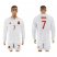 Spain #7 Morata White Away Long Sleeves Soccer Country Jersey