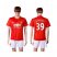Manchester United #39 Rashford Red Home Soccer Club Jersey