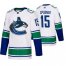 Vancouver Canucks #15 Ryan Spooner 50th Anniversary Mens White 2019-20 Away Authentic NHL Jersey