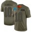 Nike Carolina Panthers #10 Curtis Samuel Camo Mens Stitched NFL Limited 2019 Salute To Service Jersey