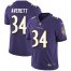 Nike Baltimore Ravens #34 Anthony Averett Purple Team Color Mens Stitched NFL Vapor Untouchable Limited Jersey
