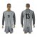 England #13 Heaton Grey Goalkeeper Long Sleeves Soccer Country Jersey