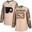 Adidas Philadelphia Flyers #53 Shayne Gostisbehere Camo Authentic 2017 Veterans Day Stitched Youth NHL Jersey