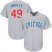 Chicago Cubs #49 Jake Arrieta Grey Road Stitched Youth MLB Jersey