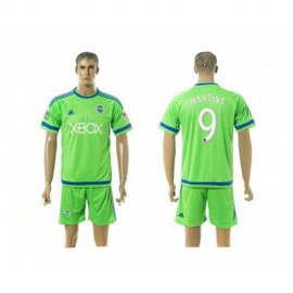 Seattle Sounders #9 MARTINS Home Green Soccer Jersey