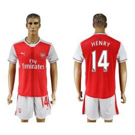 Arsenal #14 Henry Home Soccer Club Jersey